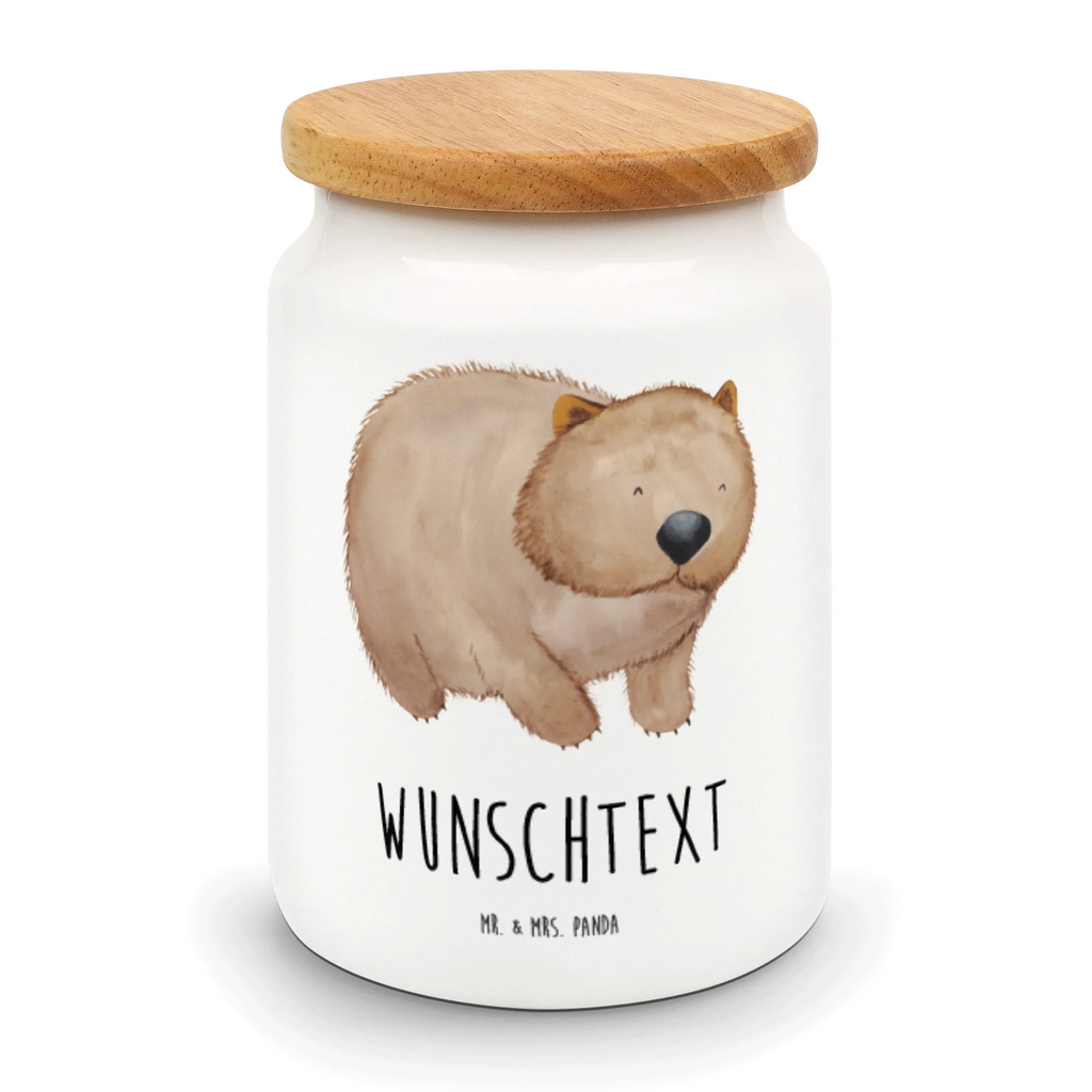 Personalisierte Vorratsdose Wombat Personalisierte Vorratsdose, Personalisierte Keksdose, Personalisierte Keramikdose, Personalisierte Leckerlidose, Personalisierte Dose, Personalisierter Vorratsbehälter, Personalisierte Aufbewahrungsdose, Tiermotive, Gute Laune, lustige Sprüche, Tiere, Wombat, Das Leben ist schön, Motivation, Spruch, Australien