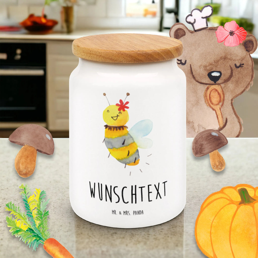 Personalisierte Vorratsdose Biene Blume Personalisierte Vorratsdose, Personalisierte Keksdose, Personalisierte Keramikdose, Personalisierte Leckerlidose, Personalisierte Dose, Personalisierter Vorratsbehälter, Personalisierte Aufbewahrungsdose, Biene, Wespe, Hummel