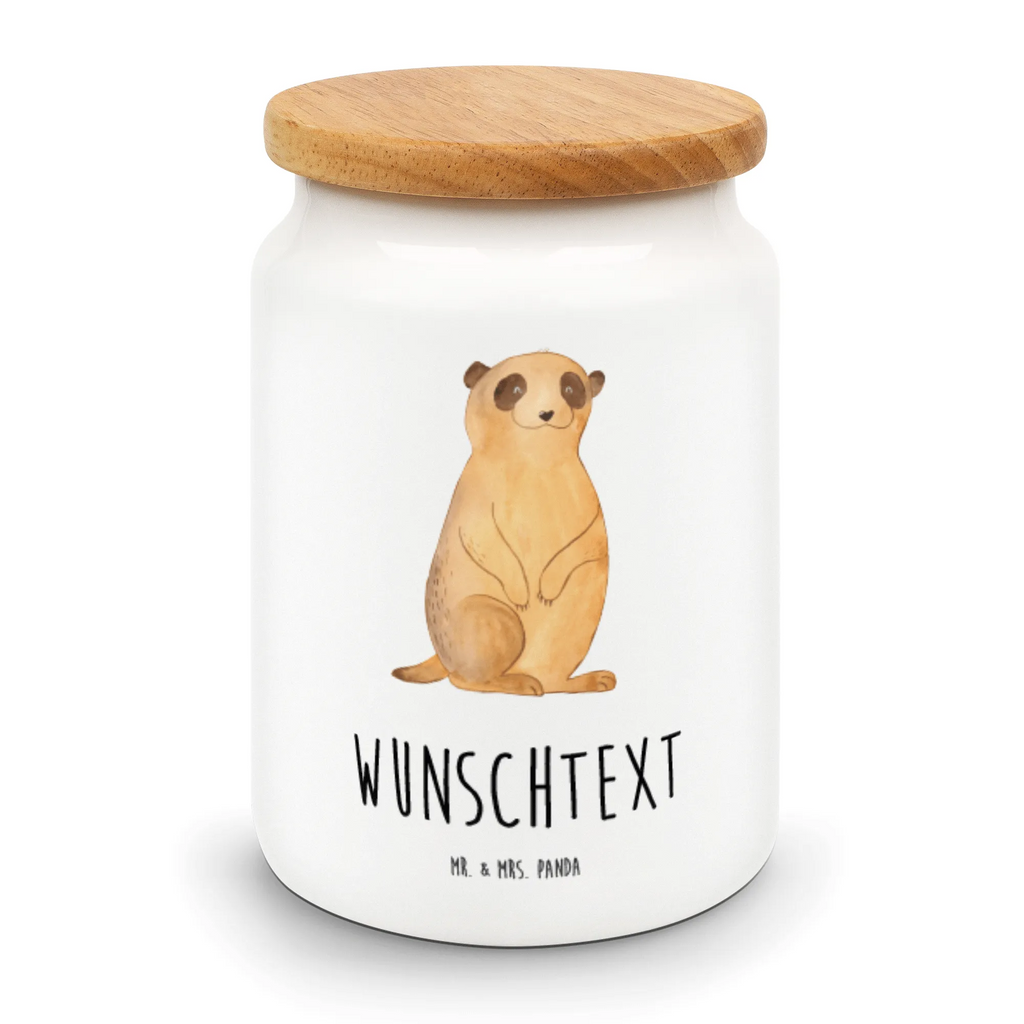 Personalisierte Vorratsdose Erdmännchen Personalisierte Vorratsdose, Personalisierte Keksdose, Personalisierte Keramikdose, Personalisierte Leckerlidose, Personalisierte Dose, Personalisierter Vorratsbehälter, Personalisierte Aufbewahrungsdose, Afrika, Wildtiere, Erdmännchen, Reisen, Spruch, Weltreise, Afrikareise, Roadtrip, Traveling