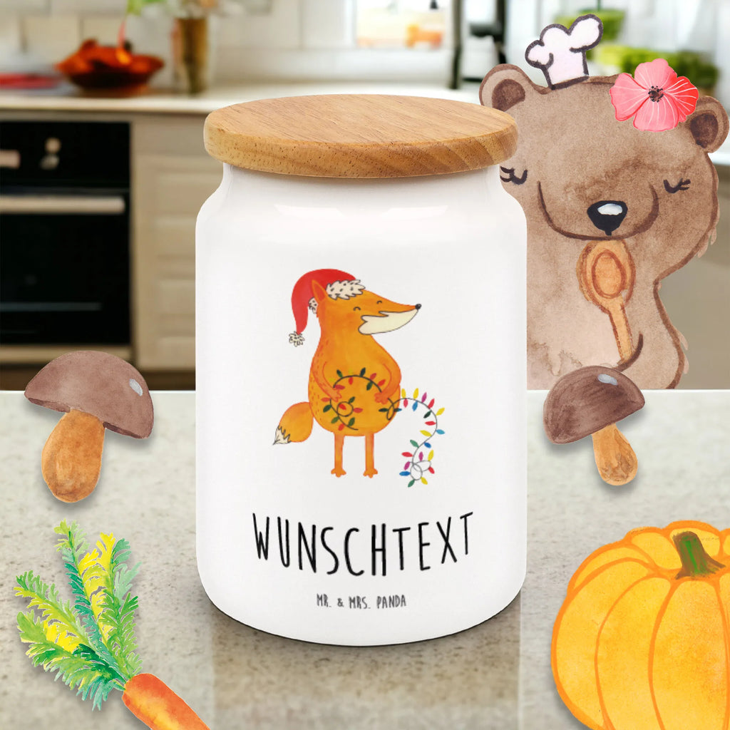 Personalisierte Vorratsdose Fuchs Weihnachten Personalisierte Vorratsdose, Personalisierte Keksdose, Personalisierte Keramikdose, Personalisierte Leckerlidose, Personalisierte Dose, Personalisierter Vorratsbehälter, Personalisierte Aufbewahrungsdose, Winter, Weihnachten, Weihnachtsdeko, Nikolaus, Advent, Heiligabend, Wintermotiv, Fuchs, Füchse, Spruch schön, Geschenk Weihnachten, Weihnachtsmann, Weihnachtszeit