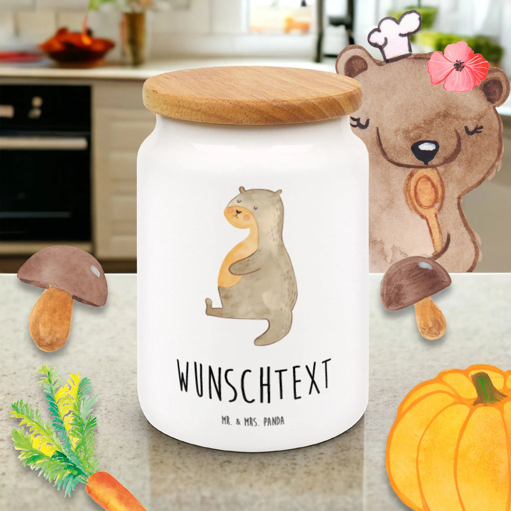 Personalisierte Vorratsdose Otter Bauch Personalisierte Vorratsdose, Personalisierte Keksdose, Personalisierte Keramikdose, Personalisierte Leckerlidose, Personalisierte Dose, Personalisierter Vorratsbehälter, Personalisierte Aufbewahrungsdose, Otter, Fischotter, Seeotter, Otter Seeotter See Otter