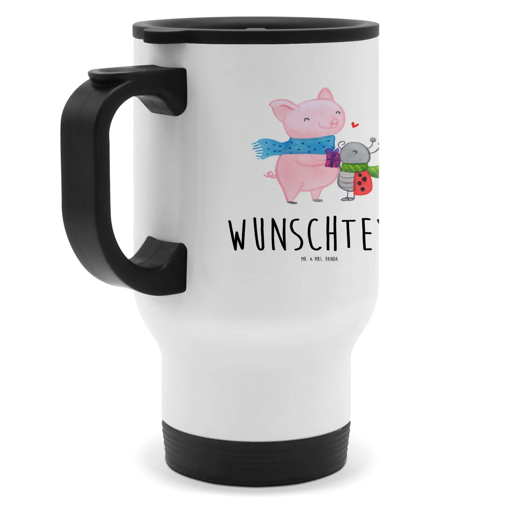 Personalisierter Thermobecher Glühschwein Smörle Personalisierter Thermobecher, Personalisierter To Go Becher, Personalisierte Thermotasse, Personalisierter Kaffeebecher, Personalisierter Isolierbecher, Thermobecher personalisieren, Thermobecher mit Namen, Thermobecher selbst gestalten, Wunschname, Spülmaschinenfest, Bedrucken, Isolierbecher mit Namen, Isolierbecher selbst gestalten, Thermotasse personalisieren, Thermotasse mit Namen, Winter, Weihnachten, Weihnachtsdeko, Nikolaus, Advent, Heiligabend, Wintermotiv, Handgezeichnetes Glühschwein, Kreatives Glühschwein Design, Winterlicher Glühwein Spruch, Glühwein Liebhaber Geschenk, Herzliches Marienkäfer Motiv, Marienkäfer in Winterkleidung, Glühwein ist köstlich Spruch, Smörle der stolze Marienkäfer, Süßer Marienkäfer gibt Geschenk, Romantische Geschenkidee Glühwein