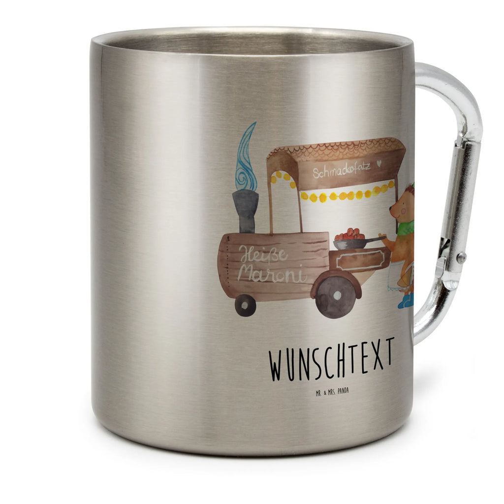 Personalisierter Edelstahlbecher Igel Maronen Personalisierte Edelstahltasse, Personalisierter Edelstahlbecher, Personalisierter Outdoor Becher, Personalisierte Outdoor Tasse, Winter, Weihnachten, Weihnachtsdeko, Nikolaus, Advent, Heiligabend, Wintermotiv, Maronen, Weihnachtsmarkt, Kastanien, Duft