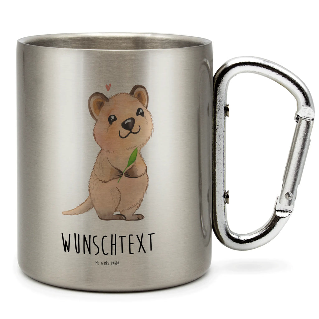 Personalisierter Edelstahlbecher Quokka Happy Personalisierte Edelstahltasse, Personalisierter Edelstahlbecher, Personalisierter Outdoor Becher, Personalisierte Outdoor Tasse, Tiermotive, Gute Laune, lustige Sprüche, Tiere, Quokka, Verschieben, Aufschieberitis, Lustiger Spruch, Niedliches Tier, Dinge erledigen