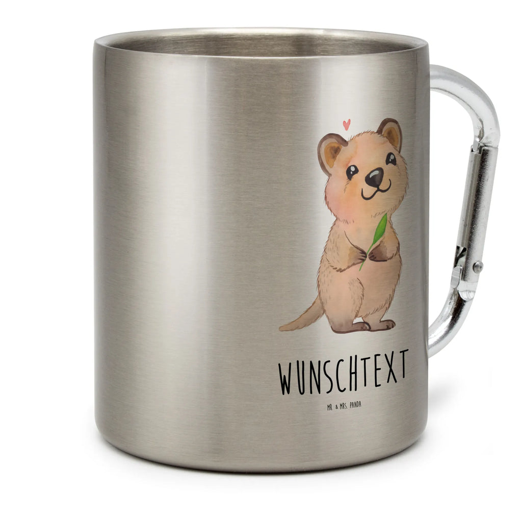 Personalisierter Edelstahlbecher Quokka Happy Personalisierte Edelstahltasse, Personalisierter Edelstahlbecher, Personalisierter Outdoor Becher, Personalisierte Outdoor Tasse, Tiermotive, Gute Laune, lustige Sprüche, Tiere, Quokka, Verschieben, Aufschieberitis, Lustiger Spruch, Niedliches Tier, Dinge erledigen