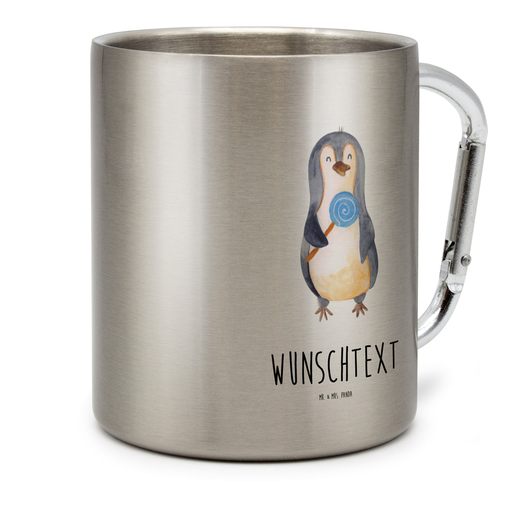 Personalisierter Edelstahlbecher Pinguin Lolli Personalisierte Edelstahltasse, Personalisierter Edelstahlbecher, Personalisierter Outdoor Becher, Personalisierte Outdoor Tasse, Pinguin, Pinguine, Lolli, Süßigkeiten, Blödsinn, Spruch, Rebell, Gauner, Ganove, Rabauke