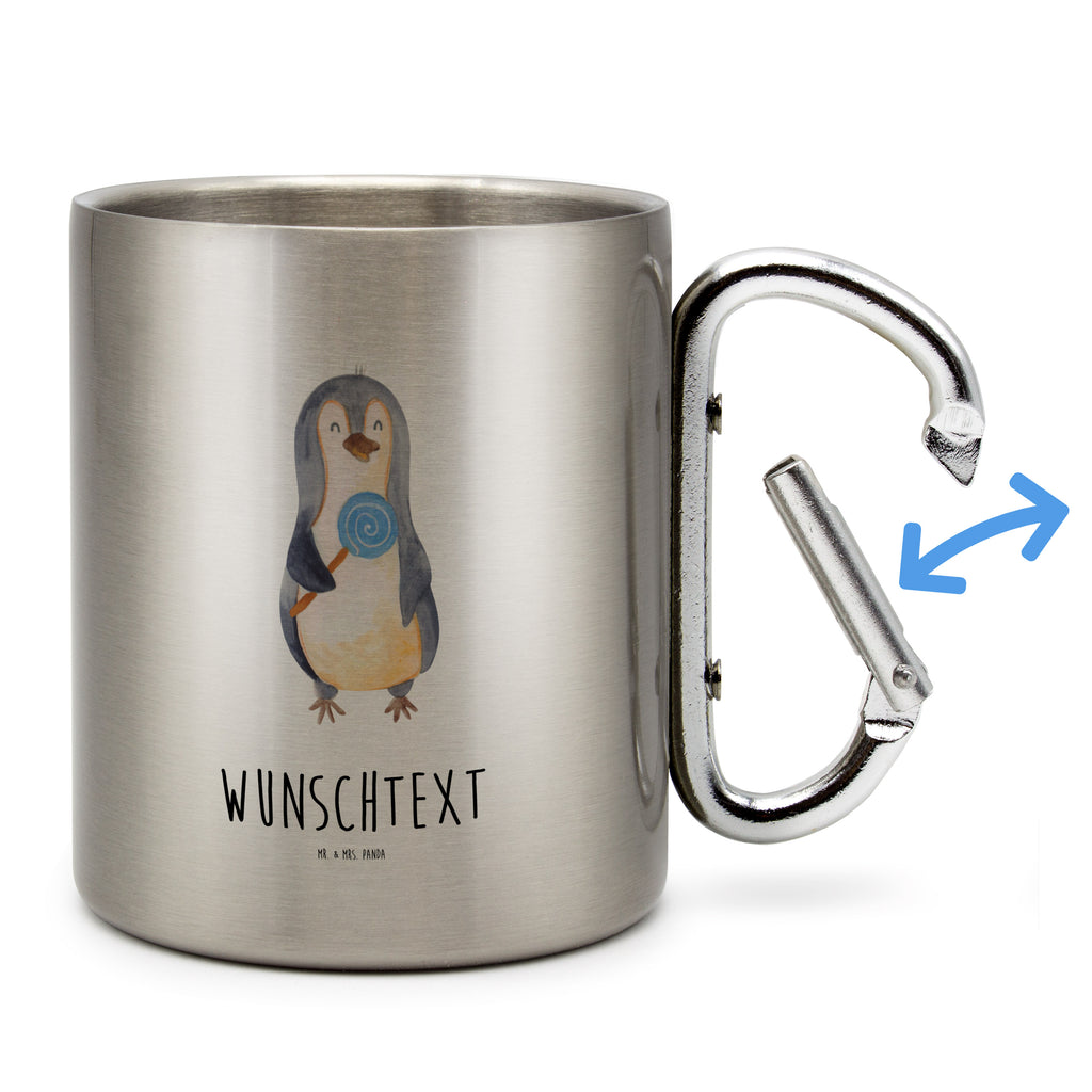 Personalisierter Edelstahlbecher Pinguin Lolli Personalisierte Edelstahltasse, Personalisierter Edelstahlbecher, Personalisierter Outdoor Becher, Personalisierte Outdoor Tasse, Pinguin, Pinguine, Lolli, Süßigkeiten, Blödsinn, Spruch, Rebell, Gauner, Ganove, Rabauke