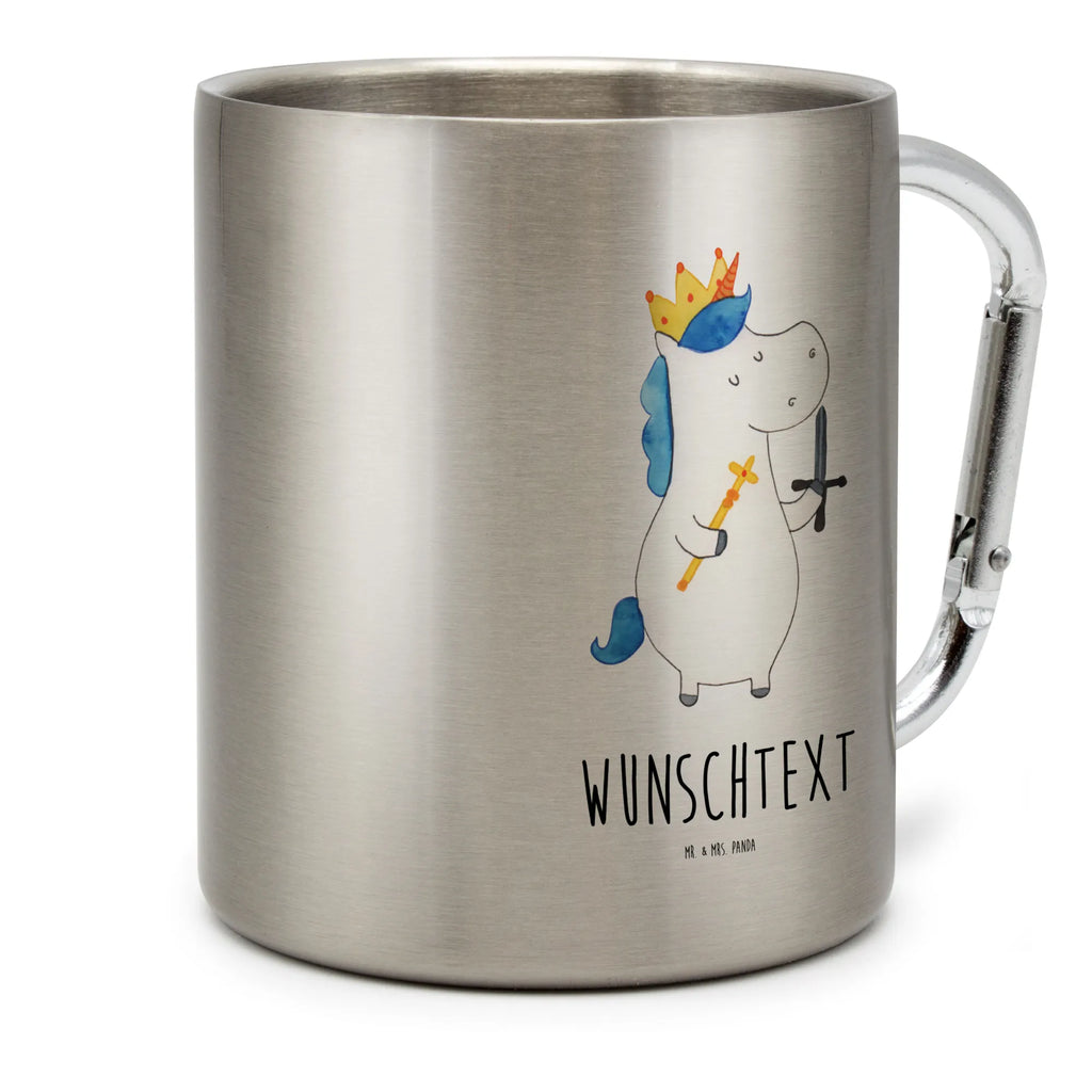 Personalisierter Edelstahlbecher Einhorn König mit Schwert Personalisierte Edelstahltasse, Personalisierter Edelstahlbecher, Personalisierter Outdoor Becher, Personalisierte Outdoor Tasse, Einhorn, Einhörner, Einhorn Deko, Pegasus, Unicorn, König, Ritter, Mittelalter