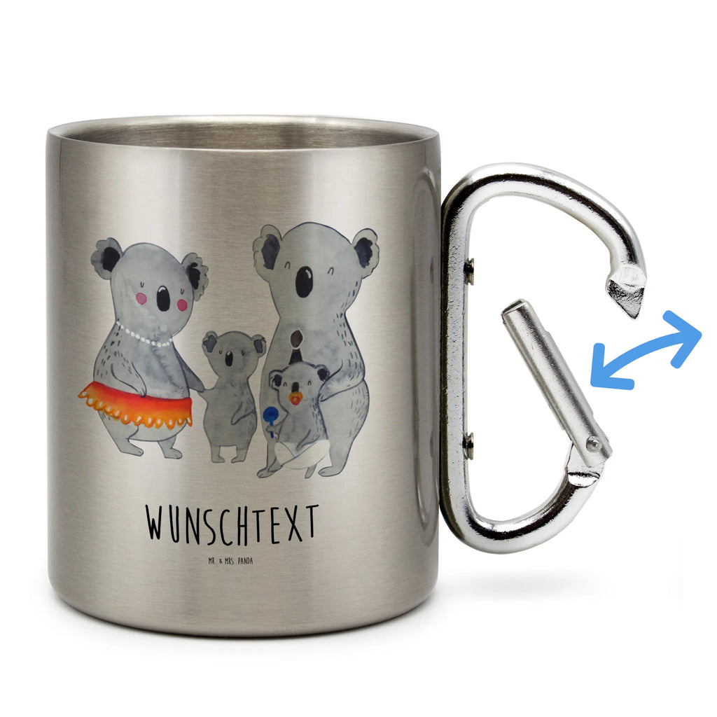 Personalisierter Edelstahlbecher Koala Familie Personalisierte Edelstahltasse, Personalisierter Edelstahlbecher, Personalisierter Outdoor Becher, Personalisierte Outdoor Tasse, Familie, Vatertag, Muttertag, Bruder, Schwester, Mama, Papa, Oma, Opa, Koala, Koalas, Family, Kinder, Geschwister, Familienleben