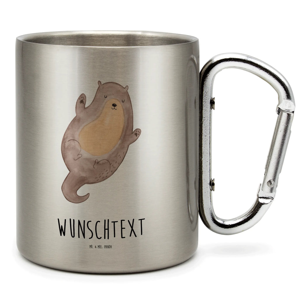 Personalisierter Edelstahlbecher Otter Umarmen Personalisierte Edelstahltasse, Personalisierter Edelstahlbecher, Personalisierter Outdoor Becher, Personalisierte Outdoor Tasse, Otter, Fischotter, Seeotter, Otter Seeotter See Otter