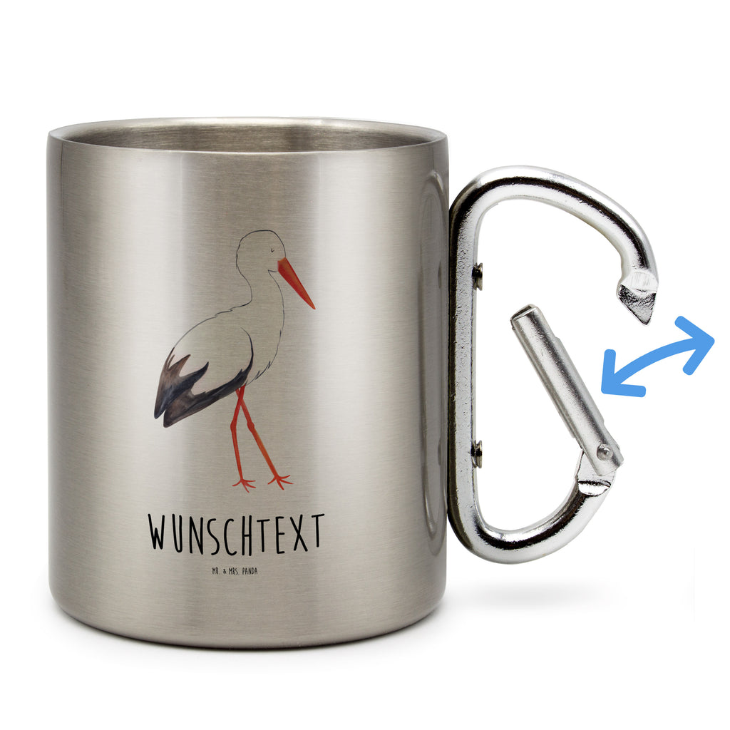 Personalisierter Edelstahlbecher Storch Personalisierte Edelstahltasse, Personalisierter Edelstahlbecher, Personalisierter Outdoor Becher, Personalisierte Outdoor Tasse, Tiermotive, Gute Laune, lustige Sprüche, Tiere, Storch, Störche, Schwangerschaft, Geburt, Mutter, Mütter, Mutter werden, Schwanger, Babybauch, Baby