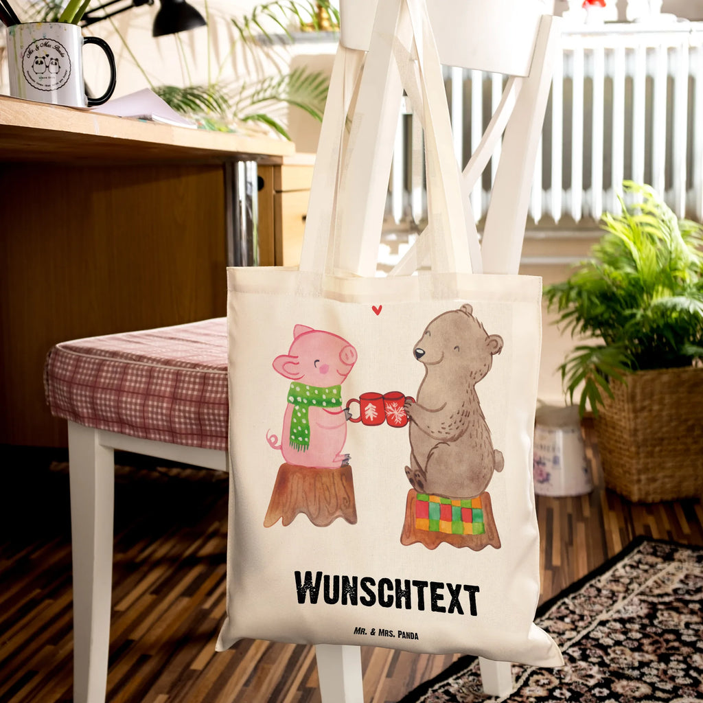 Personalisierte Tragetasche Glühschwein Sause Personalisierte Beuteltasche, Personalisierter Beutel, Personalisierte Einkaufstasche, Personalisierter Jutebeutel, Personalisierter Stoffbeutel, Tragetasche mit Namen, Einkaufstasche mit Namen, Stoffbeutel mit Namen, Personalisierte Tasche, Personalisierte Jutetasche, Personalisierte Kindergartentasche, Winter, Weihnachten, Weihnachtsdeko, Nikolaus, Advent, Heiligabend, Wintermotiv, Prost, Alles Gute, Weihnachtszeit, Schwein, Bär