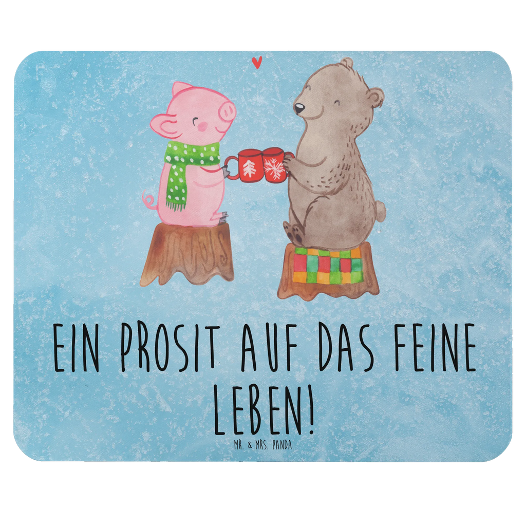 Mauspad Glühschwein Sause Mousepad, Computer zubehör, Büroausstattung, PC Zubehör, Arbeitszimmer, Mauspad, Einzigartiges Mauspad, Designer Mauspad, Mausunterlage, Mauspad Büro, Winter, Weihnachten, Weihnachtsdeko, Nikolaus, Advent, Heiligabend, Wintermotiv, Prost, Alles Gute, Weihnachtszeit, Schwein, Bär