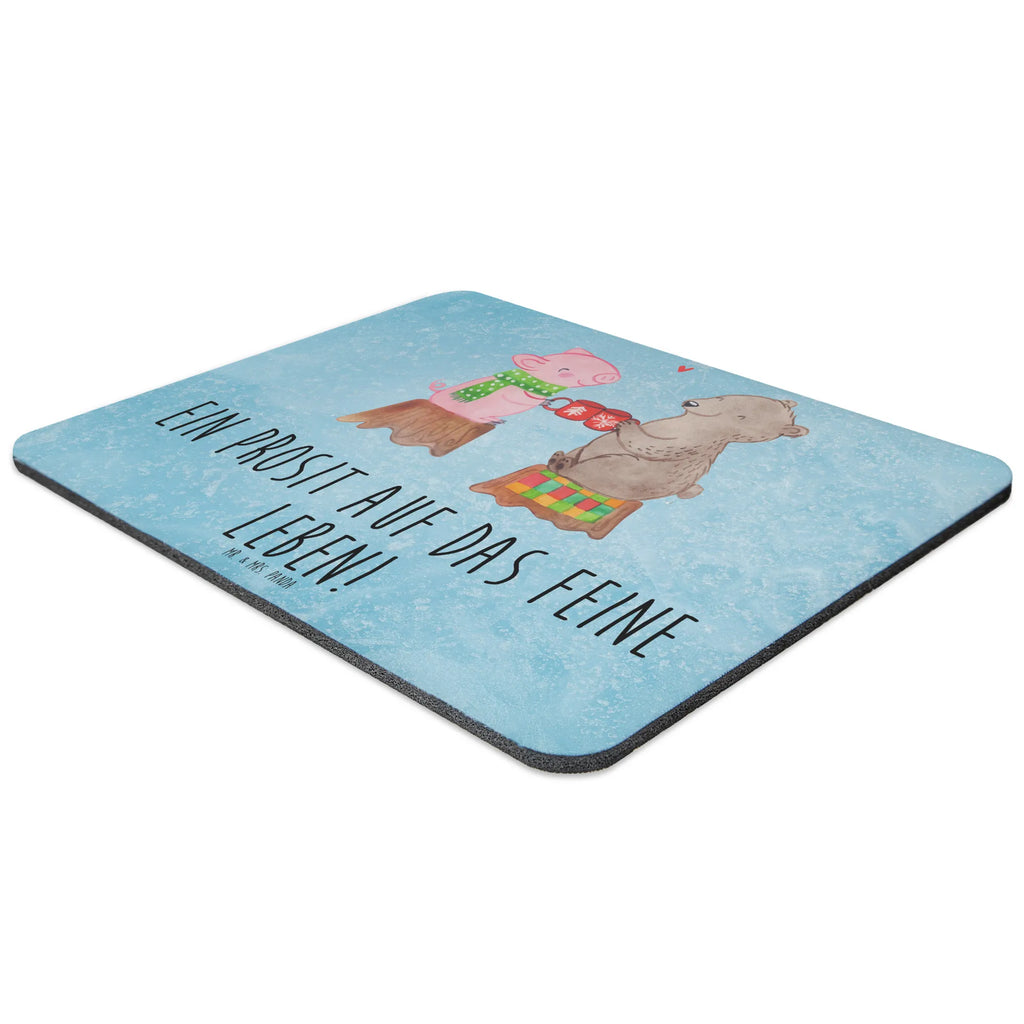 Mauspad Glühschwein Sause Mousepad, Computer zubehör, Büroausstattung, PC Zubehör, Arbeitszimmer, Mauspad, Einzigartiges Mauspad, Designer Mauspad, Mausunterlage, Mauspad Büro, Winter, Weihnachten, Weihnachtsdeko, Nikolaus, Advent, Heiligabend, Wintermotiv, Prost, Alles Gute, Weihnachtszeit, Schwein, Bär