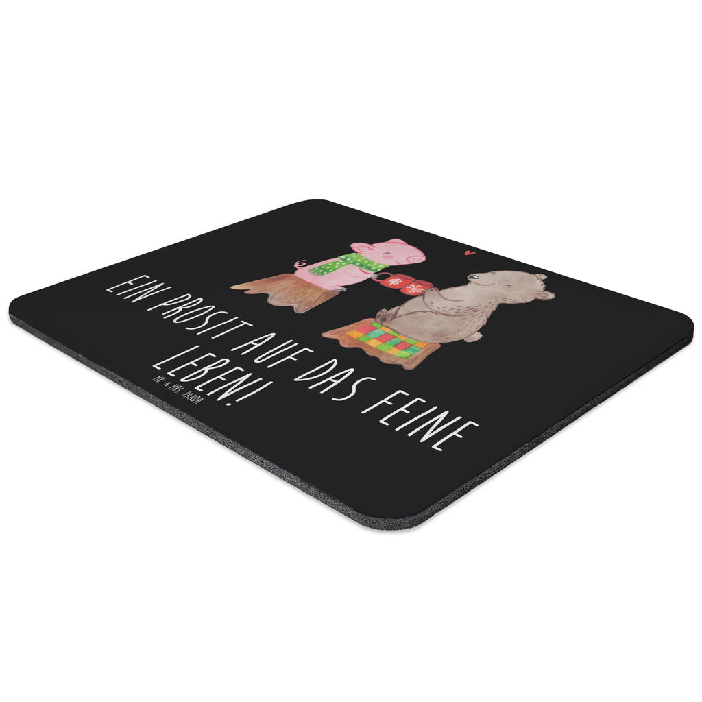 Mauspad Glühschwein Sause Mousepad, Computer zubehör, Büroausstattung, PC Zubehör, Arbeitszimmer, Mauspad, Einzigartiges Mauspad, Designer Mauspad, Mausunterlage, Mauspad Büro, Winter, Weihnachten, Weihnachtsdeko, Nikolaus, Advent, Heiligabend, Wintermotiv, Prost, Alles Gute, Weihnachtszeit, Schwein, Bär