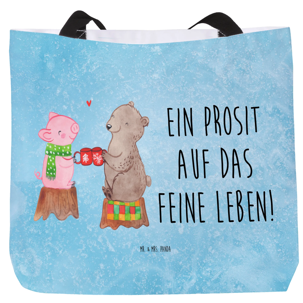 Shopper Glühschwein Sause Beutel, Einkaufstasche, Tasche, Strandtasche, Einkaufsbeutel, Shopper, Schultasche, Freizeittasche, Tragebeutel, Schulbeutel, Alltagstasche, Winter, Weihnachten, Weihnachtsdeko, Nikolaus, Advent, Heiligabend, Wintermotiv, Prost, Alles Gute, Weihnachtszeit, Schwein, Bär