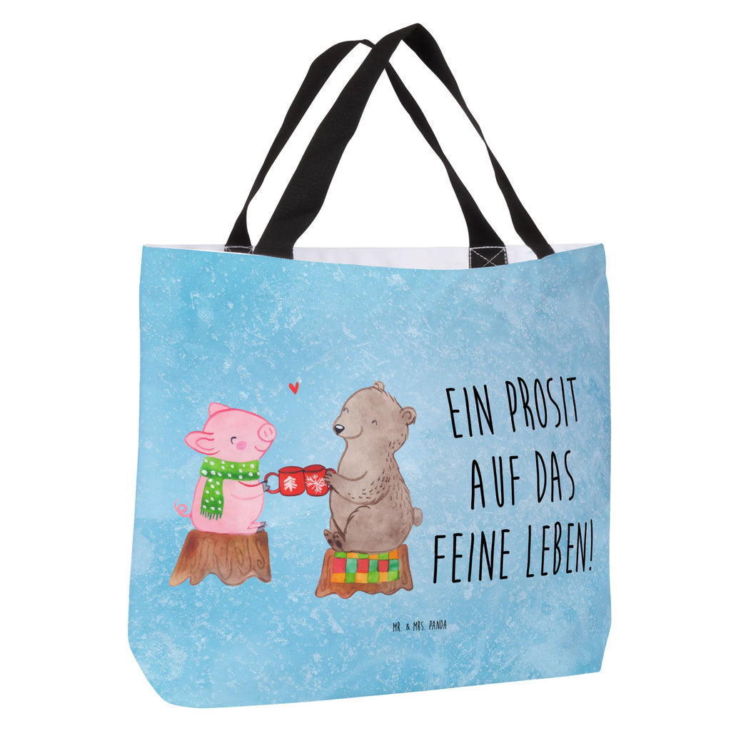 Shopper Glühschwein Sause Beutel, Einkaufstasche, Tasche, Strandtasche, Einkaufsbeutel, Shopper, Schultasche, Freizeittasche, Tragebeutel, Schulbeutel, Alltagstasche, Winter, Weihnachten, Weihnachtsdeko, Nikolaus, Advent, Heiligabend, Wintermotiv, Prost, Alles Gute, Weihnachtszeit, Schwein, Bär