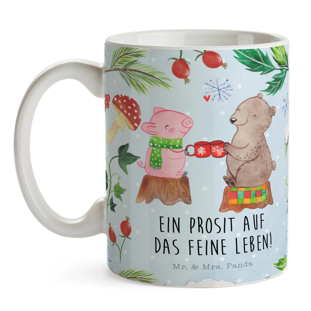 Tasse Glühschwein Sause Tasse, Kaffeetasse, Teetasse, Becher, Kaffeebecher, Teebecher, Keramiktasse, Porzellantasse, Büro Tasse, Geschenk Tasse, Tasse Sprüche, Tasse Motive, Kaffeetassen, Tasse bedrucken, Designer Tasse, Cappuccino Tassen, Schöne Teetassen, Winter, Weihnachten, Weihnachtsdeko, Nikolaus, Advent, Heiligabend, Wintermotiv, Prost, Alles Gute, Weihnachtszeit, Schwein, Bär