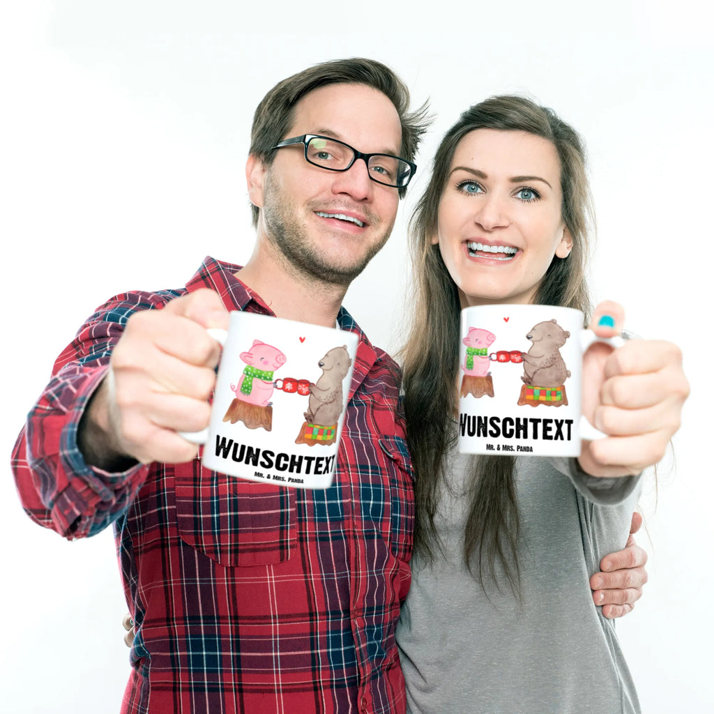 Personalisierte Tasse Glühschwein Sause Personalisierte Tasse, Namenstasse, Wunschname, Personalisiert, Tasse, Namen, Drucken, Tasse mit Namen, Winter, Weihnachten, Weihnachtsdeko, Nikolaus, Advent, Heiligabend, Wintermotiv, Prost, Alles Gute, Weihnachtszeit, Schwein, Bär