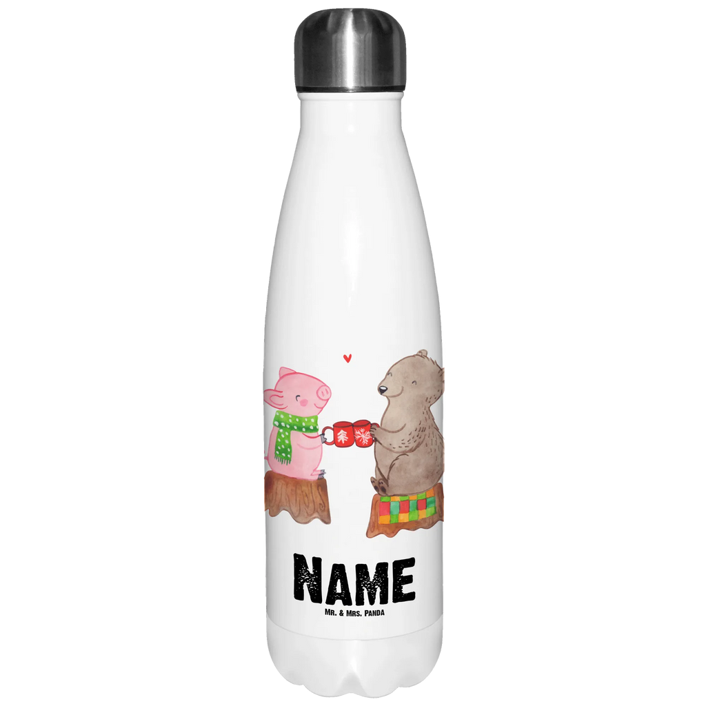 Personalisierte Thermosflasche Glühschwein Sause Personalisierte Isolierflasche, Personalisierte Thermoflasche, Personalisierte Trinkflasche, Trinkflasche Mit Namen, Wunschname, Bedrucken, Namensflasche, Winter, Weihnachten, Weihnachtsdeko, Nikolaus, Advent, Heiligabend, Wintermotiv, Prost, Alles Gute, Weihnachtszeit, Schwein, Bär