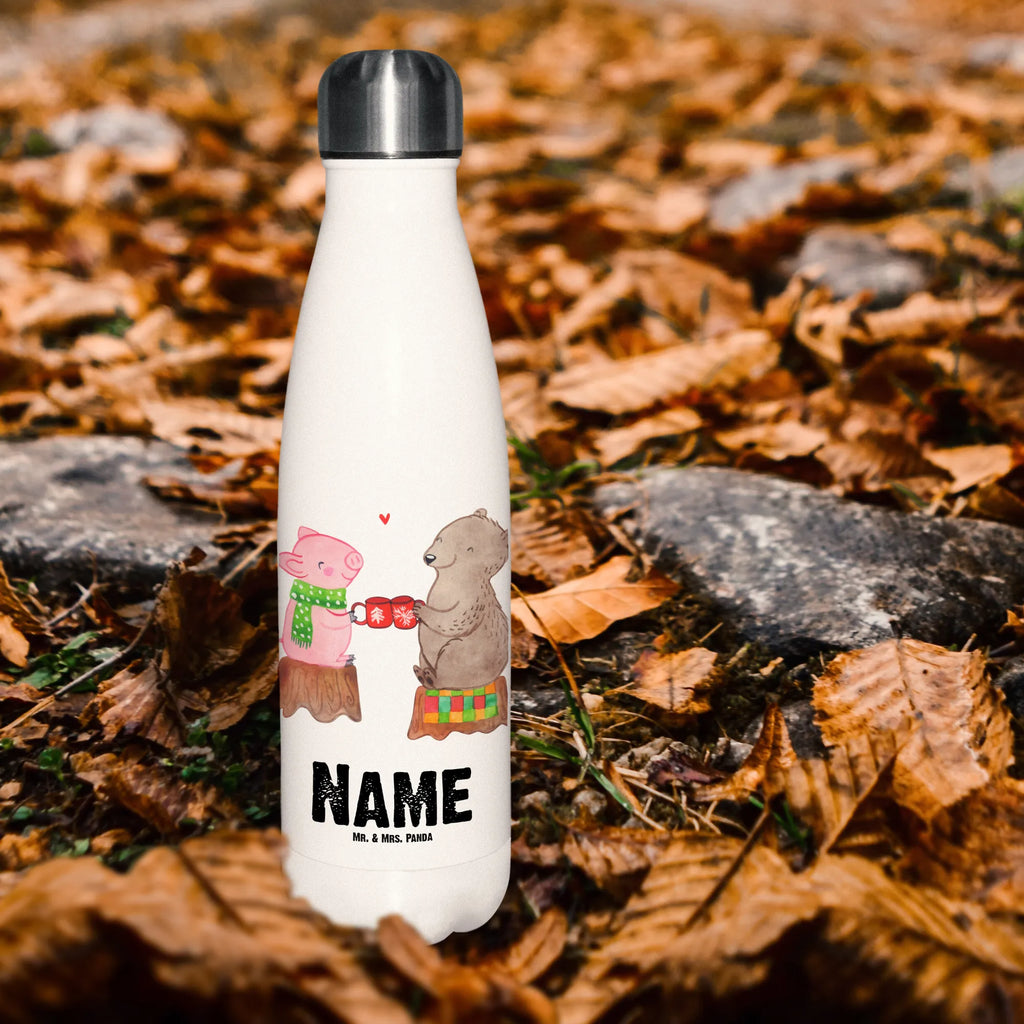 Personalisierte Thermosflasche Glühschwein Sause Personalisierte Isolierflasche, Personalisierte Thermoflasche, Personalisierte Trinkflasche, Trinkflasche Mit Namen, Wunschname, Bedrucken, Namensflasche, Winter, Weihnachten, Weihnachtsdeko, Nikolaus, Advent, Heiligabend, Wintermotiv, Prost, Alles Gute, Weihnachtszeit, Schwein, Bär