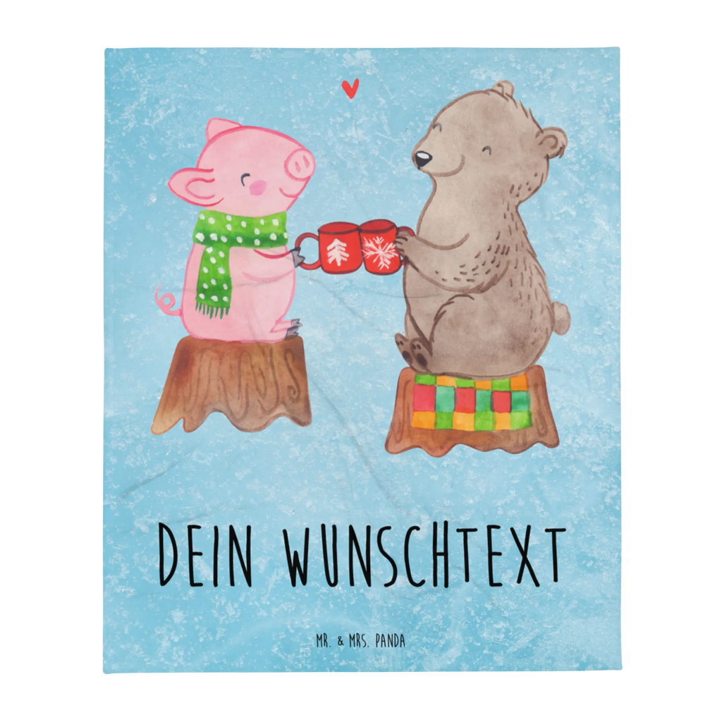 Personalisierte Decke Glühschwein Sause Personalisierte Decke, Decke mit Namen, Kuscheldecke mit Namen, Decke bedrucken, Kuscheldecke bedrucken, Winter, Weihnachten, Weihnachtsdeko, Nikolaus, Advent, Heiligabend, Wintermotiv, Prost, Alles Gute, Weihnachtszeit, Schwein, Bär