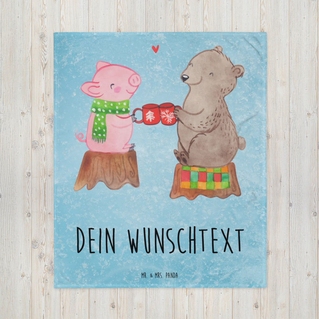 Personalisierte Decke Glühschwein Sause Personalisierte Decke, Decke mit Namen, Kuscheldecke mit Namen, Decke bedrucken, Kuscheldecke bedrucken, Winter, Weihnachten, Weihnachtsdeko, Nikolaus, Advent, Heiligabend, Wintermotiv, Prost, Alles Gute, Weihnachtszeit, Schwein, Bär