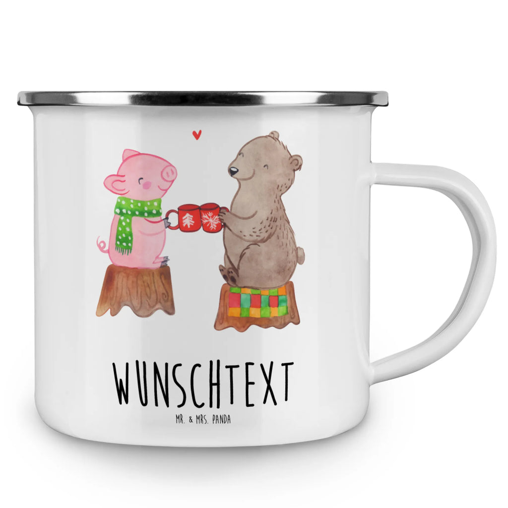 Personalisierte Emaille Tasse Glühschwein Sause Emaille Tasse personalisiert, Emaille Tasse mit Namen, Campingtasse personalisiert, Namenstasse, Campingtasse bedrucken, Campinggeschirr personalsisert, tasse mit namen, personalisierte tassen, personalisierte tasse, tasse selbst gestalten, tasse bedrucken, tassen bedrucken, Winter, Weihnachten, Weihnachtsdeko, Nikolaus, Advent, Heiligabend, Wintermotiv, Prost, Alles Gute, Weihnachtszeit, Schwein, Bär