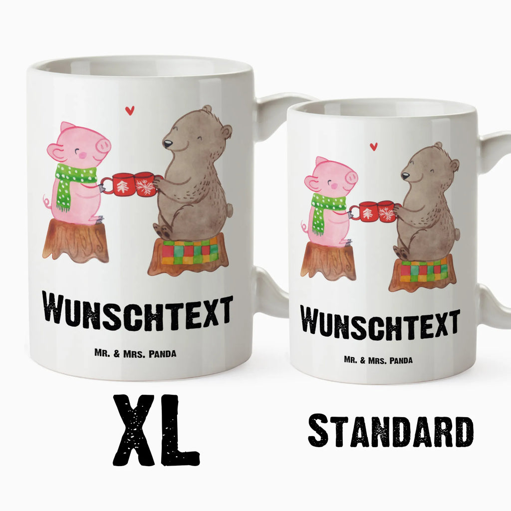 Personalisierte XL Tasse Glühschwein Sause Personalisierte XL Tasse, Personalisierte Große Tasse, Personalisierte Grosse Kaffeetasse, PErsonalisierter XL Becher, XL Teetasse mit Namen, XL Becher mit Namen, spülmaschinenfest, Jumbo Tasse, Groß, Personalisiert, XL Tasse mit Namen, XL Namenstasse, Jumbo Namenstasse, Winter, Weihnachten, Weihnachtsdeko, Nikolaus, Advent, Heiligabend, Wintermotiv, Prost, Alles Gute, Weihnachtszeit, Schwein, Bär