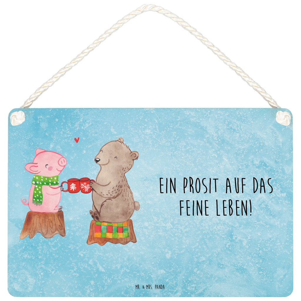 Deko Schild Glühschwein Sause Dekoschild, Deko Schild, Schild, Tür Schild, Türschild, Holzschild, Wandschild, Wanddeko, Winter, Weihnachten, Weihnachtsdeko, Nikolaus, Advent, Heiligabend, Wintermotiv, Prost, Alles Gute, Weihnachtszeit, Schwein, Bär