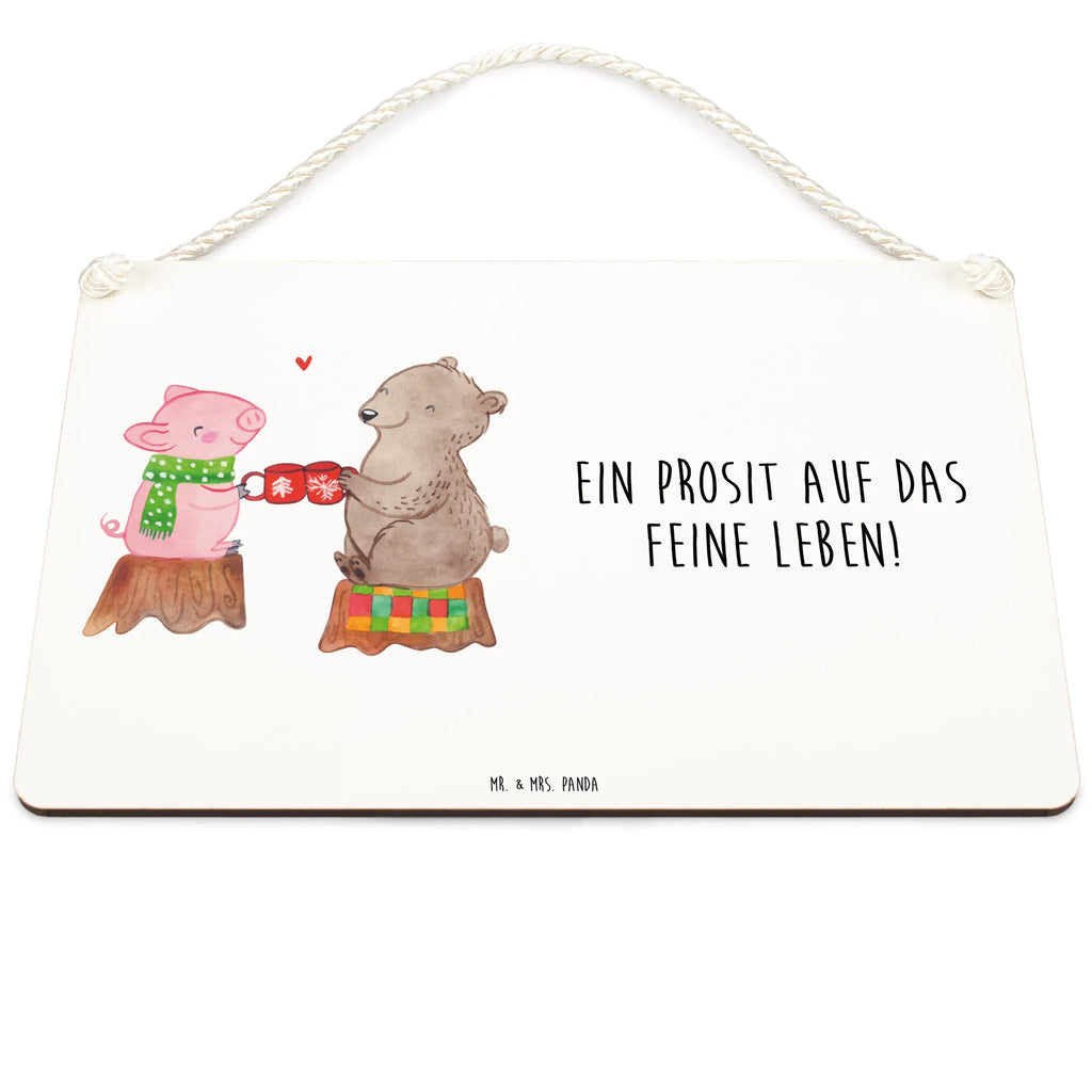 Deko Schild Glühschwein Sause Dekoschild, Deko Schild, Schild, Tür Schild, Türschild, Holzschild, Wandschild, Wanddeko, Winter, Weihnachten, Weihnachtsdeko, Nikolaus, Advent, Heiligabend, Wintermotiv, Prost, Alles Gute, Weihnachtszeit, Schwein, Bär