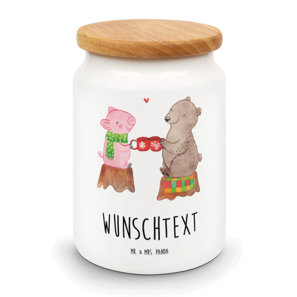 Personalisierte Vorratsdose Glühschwein Sause Personalisierte Vorratsdose, Personalisierte Keksdose, Personalisierte Keramikdose, Personalisierte Leckerlidose, Personalisierte Dose, Personalisierter Vorratsbehälter, Personalisierte Aufbewahrungsdose, Winter, Weihnachten, Weihnachtsdeko, Nikolaus, Advent, Heiligabend, Wintermotiv, Prost, Alles Gute, Weihnachtszeit, Schwein, Bär