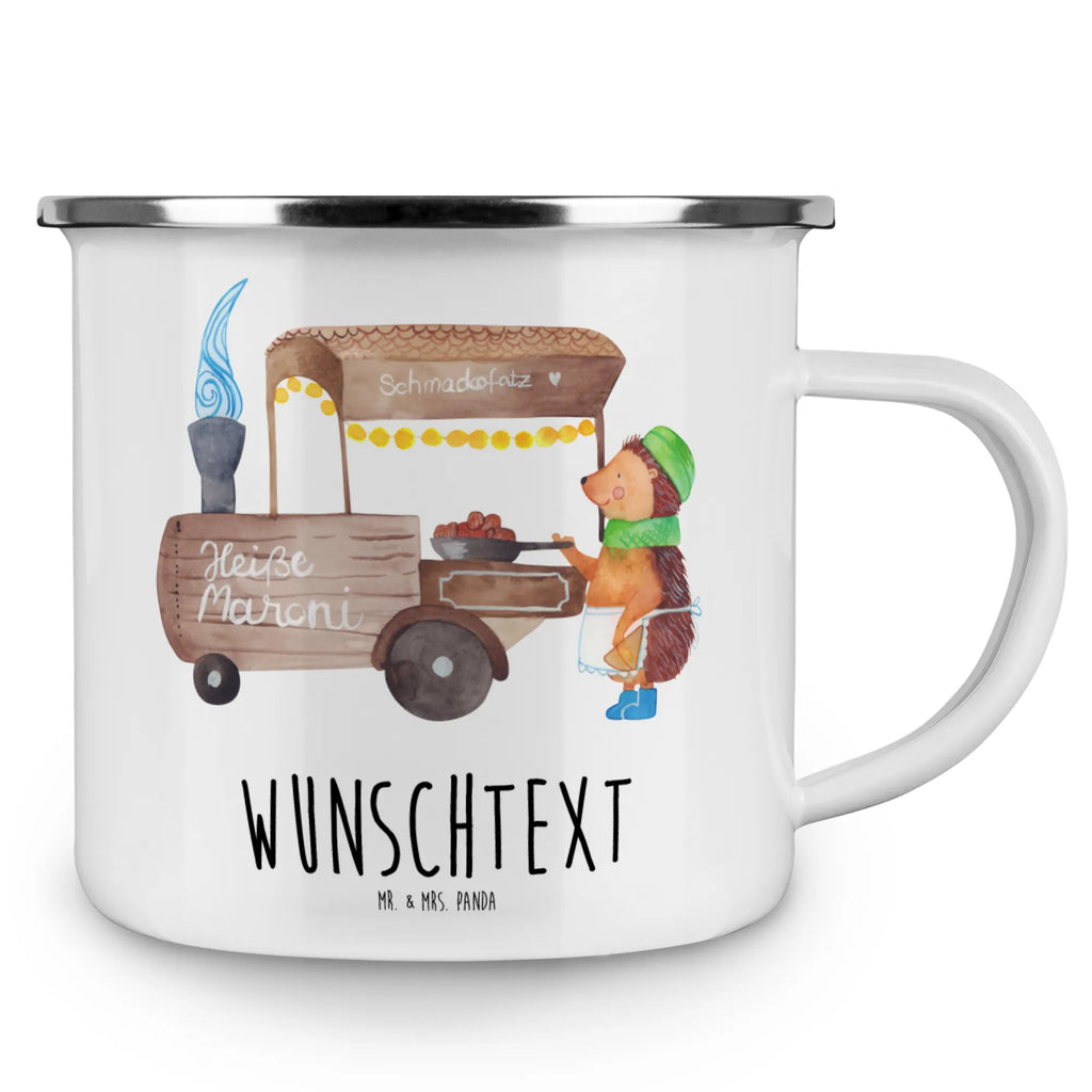 Personalisierte Emaille Tasse Igel Maronen Emaille Tasse personalisiert, Emaille Tasse mit Namen, Campingtasse personalisiert, Namenstasse, Campingtasse bedrucken, Campinggeschirr personalsisert, tasse mit namen, personalisierte tassen, personalisierte tasse, tasse selbst gestalten, tasse bedrucken, tassen bedrucken, Winter, Weihnachten, Weihnachtsdeko, Nikolaus, Advent, Heiligabend, Wintermotiv, Maronen, Weihnachtsmarkt, Kastanien, Duft