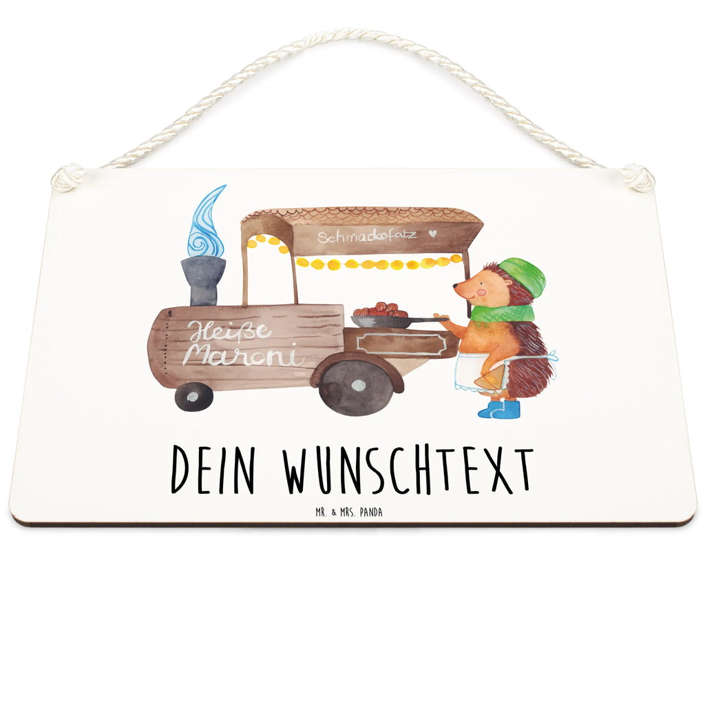 Personalisiertes Deko Schild Igel Maronen Dekoschild, Deko Schild, Schild, Tür Schild, Türschild, Holzschild, Wandschild, Wanddeko, Winter, Weihnachten, Weihnachtsdeko, Nikolaus, Advent, Heiligabend, Wintermotiv, Maronen, Weihnachtsmarkt, Kastanien, Duft