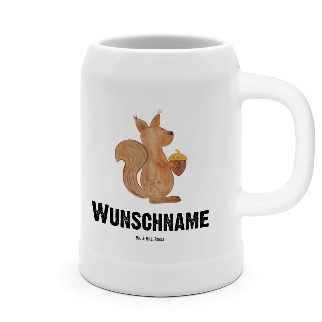 Personalisierter Bierkrug Eichhörnchen Weihnachten Bierkrug mit Namen, Bierkrug personalisieren, Bierglas mit Namen, Personalisierung, Bedrucken, Winter, Weihnachten, Weihnachtsdeko, Nikolaus, Advent, Heiligabend, Wintermotiv, Frohe Weihnachten, Frohes neues Jahr, Guten Rutsch, Weihnachtsmotiv, Weihnachtsgruß, Neujahr, Vogel