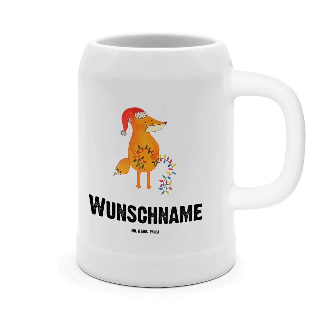 Personalisierter Bierkrug Fuchs Weihnachten Bierkrug mit Namen, Bierkrug personalisieren, Bierglas mit Namen, Personalisierung, Bedrucken, Winter, Weihnachten, Weihnachtsdeko, Nikolaus, Advent, Heiligabend, Wintermotiv, Fuchs, Füchse, Spruch schön, Geschenk Weihnachten, Weihnachtsmann, Weihnachtszeit