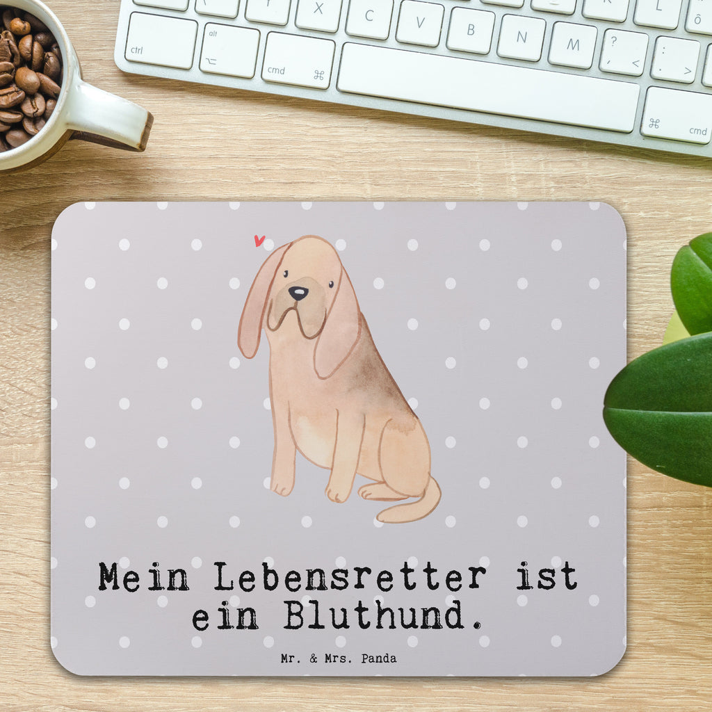 Mauspad Bloodhound Lebensretter Mousepad, Computer zubehör, Büroausstattung, PC Zubehör, Arbeitszimmer, Mauspad, Einzigartiges Mauspad, Designer Mauspad, Mausunterlage, Mauspad Büro, Hund, Hunderasse, Rassehund, Hundebesitzer, Geschenk, Tierfreund, Schenken, Welpe, Bluthund, Bloodhound, St. Hubertushund, Chien de Saint Hubert