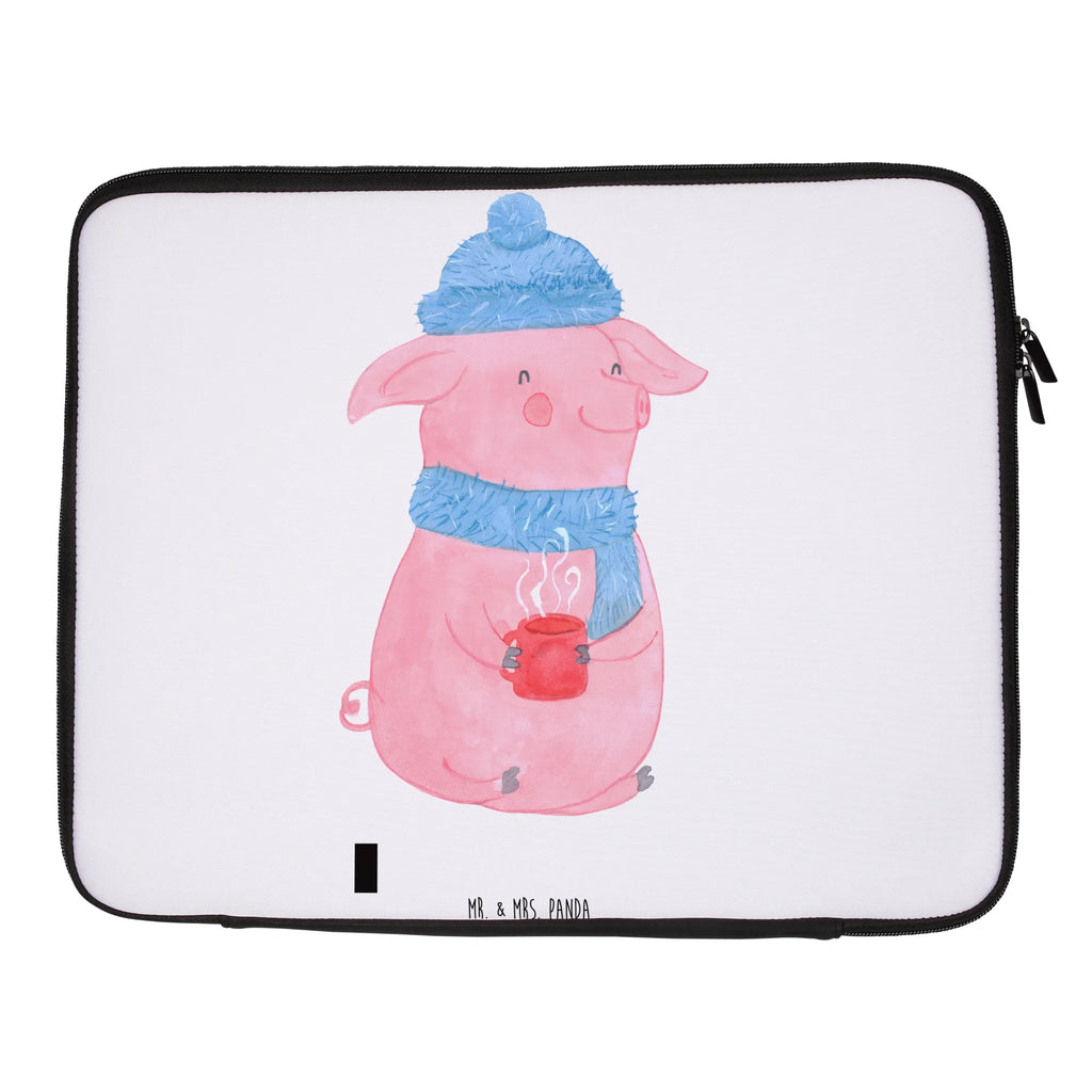 Notebook Tasche Schwein Glühwein Notebook Tasche, Laptop, Computertasche, Tasche, Notebook-Tasche, Notebook-Reisehülle, Notebook Schutz, Winter, Weihnachten, Weihnachtsdeko, Nikolaus, Advent, Heiligabend, Wintermotiv, Glühschwein, Glühwein, Weihnachtsmarkt, Punsch