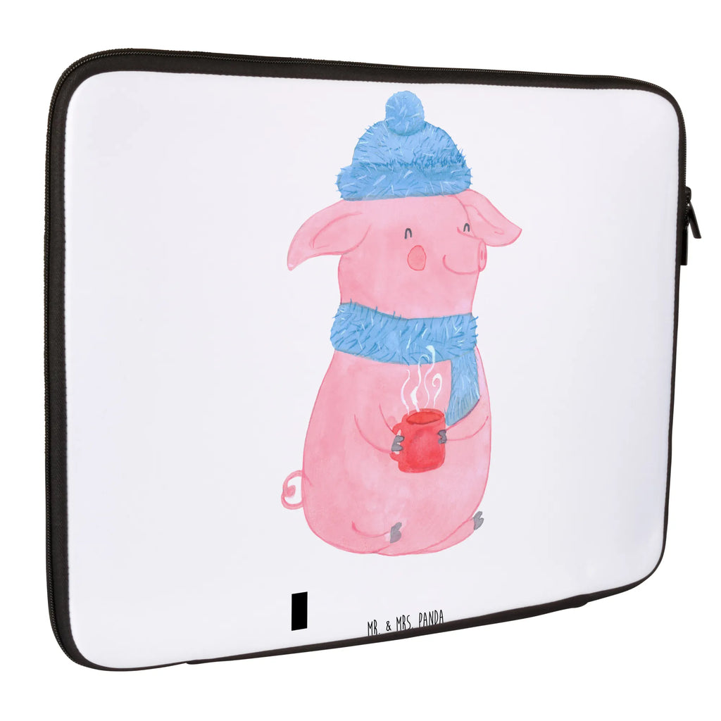 Notebook Tasche Schwein Glühwein Notebook Tasche, Laptop, Computertasche, Tasche, Notebook-Tasche, Notebook-Reisehülle, Notebook Schutz, Winter, Weihnachten, Weihnachtsdeko, Nikolaus, Advent, Heiligabend, Wintermotiv, Glühschwein, Glühwein, Weihnachtsmarkt, Punsch