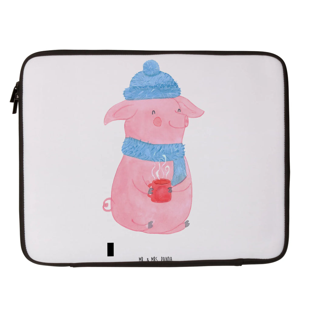 Notebook Tasche Schwein Glühwein Notebook Tasche, Laptop, Computertasche, Tasche, Notebook-Tasche, Notebook-Reisehülle, Notebook Schutz, Winter, Weihnachten, Weihnachtsdeko, Nikolaus, Advent, Heiligabend, Wintermotiv, Glühschwein, Glühwein, Weihnachtsmarkt, Punsch