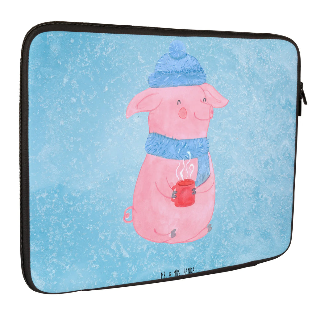 Notebook Tasche Schwein Glühwein Notebook Tasche, Laptop, Computertasche, Tasche, Notebook-Tasche, Notebook-Reisehülle, Notebook Schutz, Winter, Weihnachten, Weihnachtsdeko, Nikolaus, Advent, Heiligabend, Wintermotiv, Glühschwein, Glühwein, Weihnachtsmarkt, Punsch