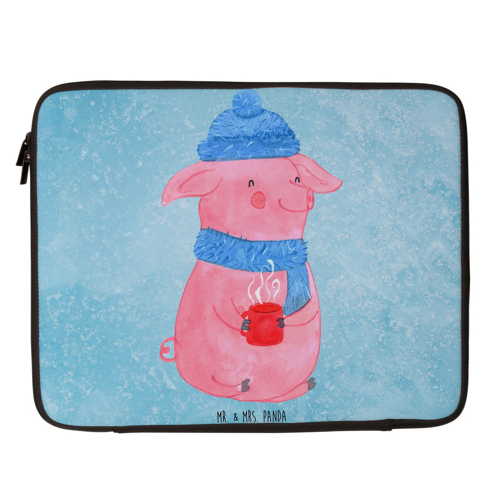 Notebook Tasche Schwein Glühwein Notebook Tasche, Laptop, Computertasche, Tasche, Notebook-Tasche, Notebook-Reisehülle, Notebook Schutz, Winter, Weihnachten, Weihnachtsdeko, Nikolaus, Advent, Heiligabend, Wintermotiv, Glühschwein, Glühwein, Weihnachtsmarkt, Punsch