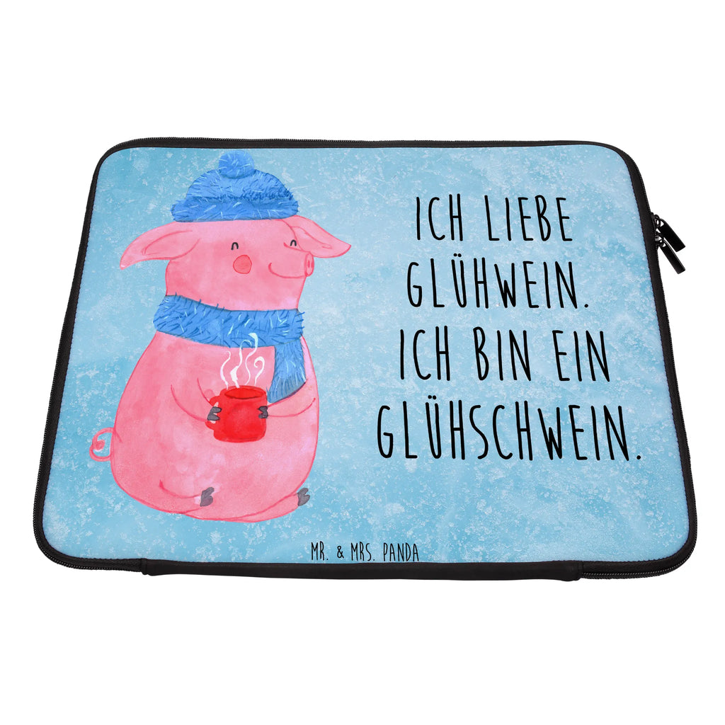 Notebook Tasche Schwein Glühwein Notebook Tasche, Laptop, Computertasche, Tasche, Notebook-Tasche, Notebook-Reisehülle, Notebook Schutz, Winter, Weihnachten, Weihnachtsdeko, Nikolaus, Advent, Heiligabend, Wintermotiv, Glühschwein, Glühwein, Weihnachtsmarkt, Punsch