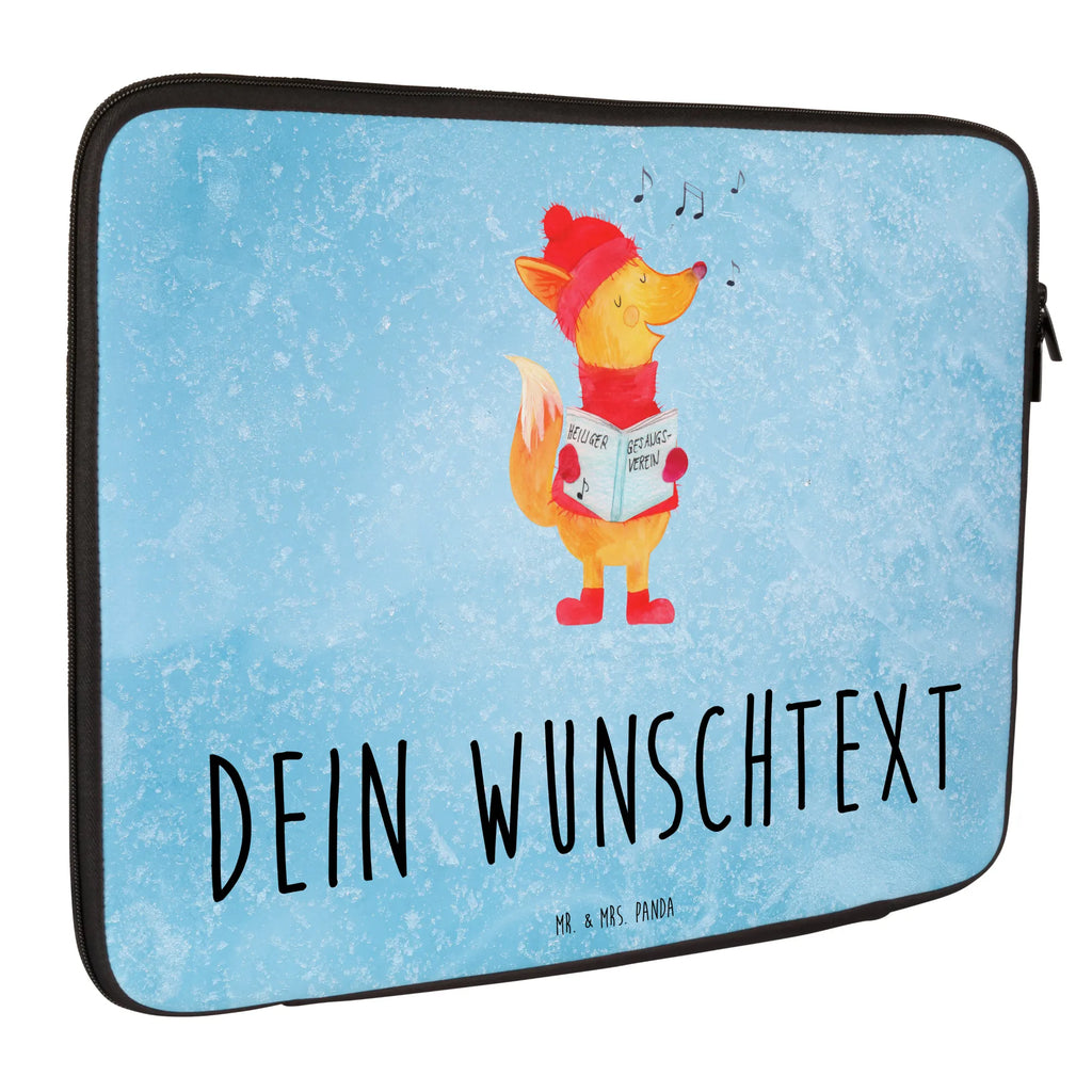 Personalisierte Notebook Tasche Fuchs Sänger Personalisierte Notebook Tasche, Personalisierte Notebooktasche, Personalisierte Computertasche, Personalisierte Notebook-Reisehülle, Personalisierte Laptop Hülle, Personalisierte Laptop Tasche, Notebook Tasche personalisiert, Notebook Tasche mit Namen, Notebook Tasche bedrucken, Winter, Weihnachten, Weihnachtsdeko, Nikolaus, Advent, Heiligabend, Wintermotiv, Fuchs, Füchse, Sänger, Geschenk Sänger, Singen, Weihnachtslieder