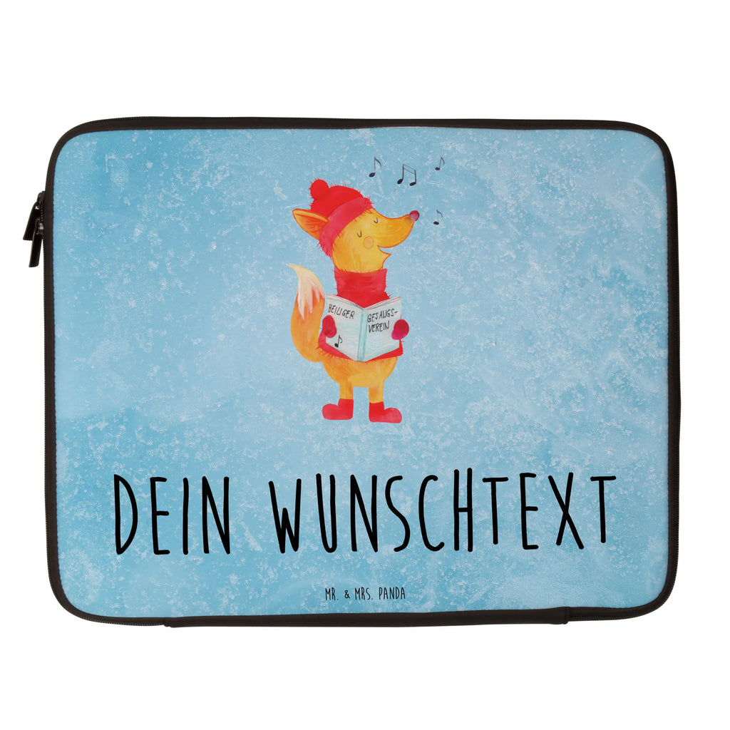 Personalisierte Notebook Tasche Fuchs Sänger Personalisierte Notebook Tasche, Personalisierte Notebooktasche, Personalisierte Computertasche, Personalisierte Notebook-Reisehülle, Personalisierte Laptop Hülle, Personalisierte Laptop Tasche, Notebook Tasche personalisiert, Notebook Tasche mit Namen, Notebook Tasche bedrucken, Winter, Weihnachten, Weihnachtsdeko, Nikolaus, Advent, Heiligabend, Wintermotiv, Fuchs, Füchse, Sänger, Geschenk Sänger, Singen, Weihnachtslieder