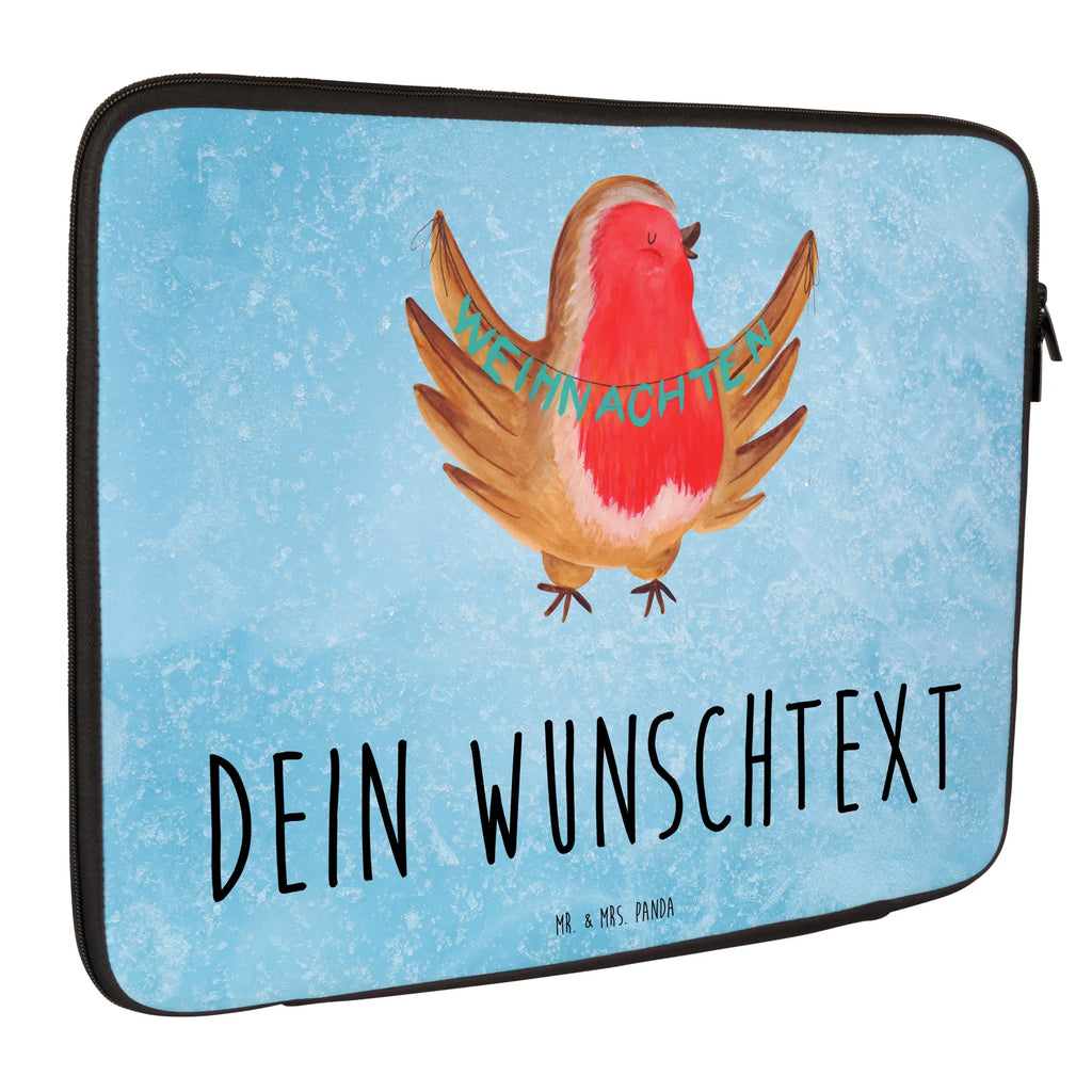 Personalisierte Notebook Tasche Rotkehlchen Weihnachten Personalisierte Notebook Tasche, Personalisierte Notebooktasche, Personalisierte Computertasche, Personalisierte Notebook-Reisehülle, Personalisierte Laptop Hülle, Personalisierte Laptop Tasche, Notebook Tasche personalisiert, Notebook Tasche mit Namen, Notebook Tasche bedrucken, Winter, Weihnachten, Weihnachtsdeko, Nikolaus, Advent, Heiligabend, Wintermotiv, Frohe Weihnachten, Weihnachtsmotiv, Weihnachtsgruß, Vogel, xmas