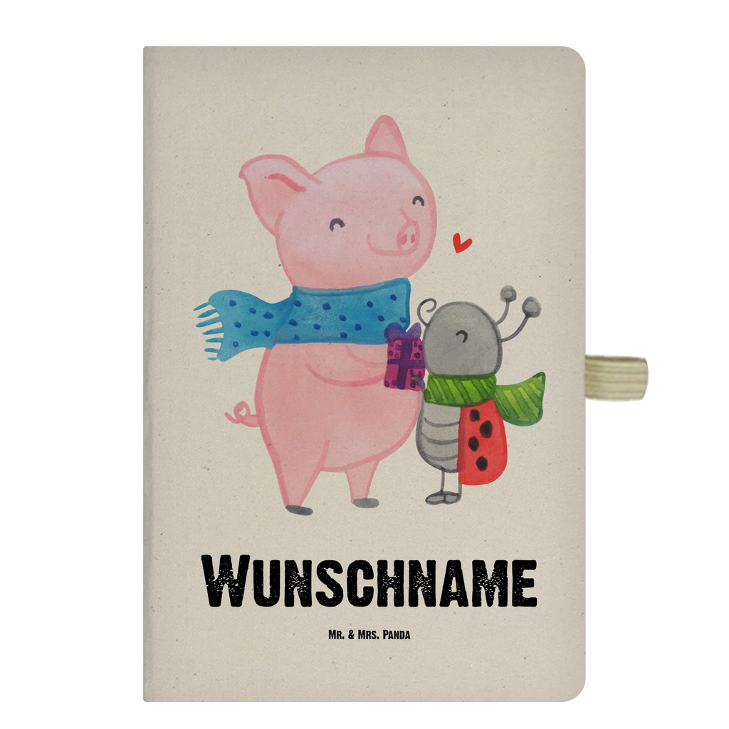 DIN A4 Personalisiertes Notizbuch Glühschwein Smörle Personalisiertes Notizbuch, Notizbuch mit Namen, Notizbuch bedrucken, Personalisierung, Namensbuch, Namen, Winter, Weihnachten, Weihnachtsdeko, Nikolaus, Advent, Heiligabend, Wintermotiv, Handgezeichnetes Glühschwein, Kreatives Glühschwein Design, Winterlicher Glühwein Spruch, Glühwein Liebhaber Geschenk, Herzliches Marienkäfer Motiv, Marienkäfer in Winterkleidung, Glühwein ist köstlich Spruch, Smörle der stolze Marienkäfer, Süßer Marienkäfer gibt Geschenk, Romantische Geschenkidee Glühwein