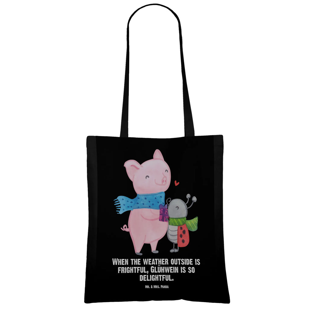 Tragetasche Glühschwein Smörle Beuteltasche, Beutel, Einkaufstasche, Jutebeutel, Stoffbeutel, Tasche, Shopper, Umhängetasche, Strandtasche, Schultertasche, Stofftasche, Tragetasche, Badetasche, Jutetasche, Einkaufstüte, Laptoptasche, Winter, Weihnachten, Weihnachtsdeko, Nikolaus, Advent, Heiligabend, Wintermotiv, Handgezeichnetes Glühschwein, Kreatives Glühschwein Design, Winterlicher Glühwein Spruch, Glühwein Liebhaber Geschenk, Herzliches Marienkäfer Motiv, Marienkäfer in Winterkleidung, Glühwein ist köstlich Spruch, Smörle der stolze Marienkäfer, Süßer Marienkäfer gibt Geschenk, Romantische Geschenkidee Glühwein