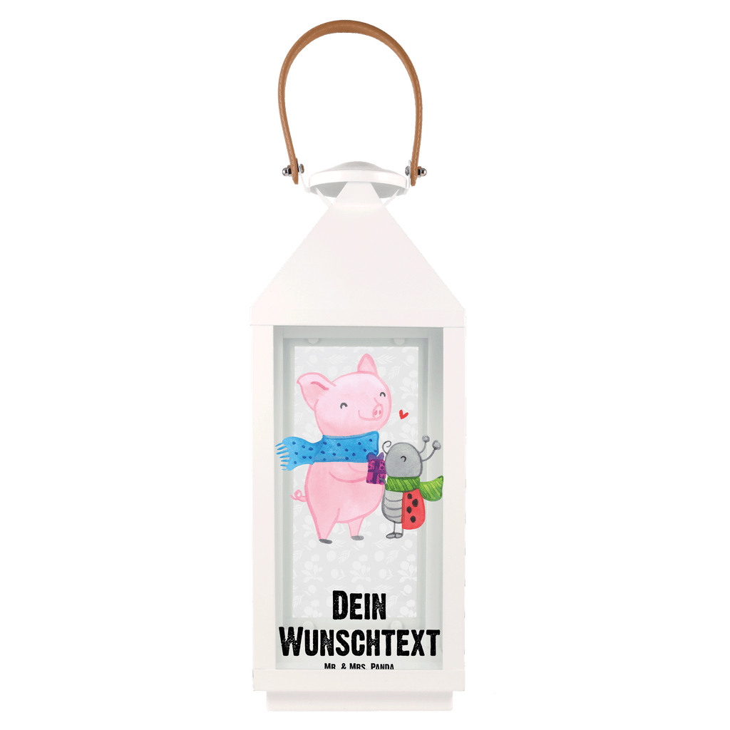 Personalisierte Deko Laterne Glühschwein Smörle Gartenlampe, Gartenleuchte, Gartendekoration, Gartenlicht, Laterne kleine Laternen, XXL Laternen, Laterne groß, Winter, Weihnachten, Weihnachtsdeko, Nikolaus, Advent, Heiligabend, Wintermotiv, Handgezeichnetes Glühschwein, Kreatives Glühschwein Design, Winterlicher Glühwein Spruch, Glühwein Liebhaber Geschenk, Herzliches Marienkäfer Motiv, Marienkäfer in Winterkleidung, Glühwein ist köstlich Spruch, Smörle der stolze Marienkäfer, Süßer Marienkäfer gibt Geschenk, Romantische Geschenkidee Glühwein