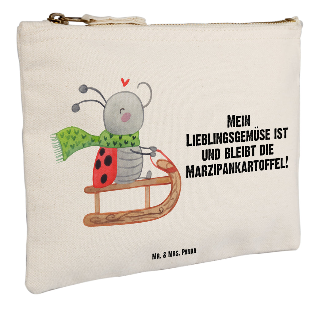 Schminktasche Smörle Rodeln Schminktasche, Kosmetiktasche, Kosmetikbeutel, Stiftemäppchen, Etui, Federmappe, Makeup, XXL, Schminketui, Kosmetiketui, Schlamperetui, Winter, Weihnachten, Weihnachtsdeko, Nikolaus, Advent, Heiligabend, Wintermotiv, Schlittenfahren, Smörle, Marzipan